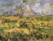 Paul Cezanne, Mont Sainte-Victoire considering of Lesson Lauves